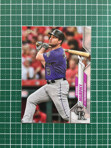 ★TOPPS MLB 2020 SERIES 1 #116 DANIEL MURPHY［COLORADO ROCKIES］ベースカード 20★