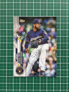 ★TOPPS MLB 2020 SERIES 1 #191 JEREMY JEFFRESS［MILWAUKEE BREWERS］ベースカード 20★