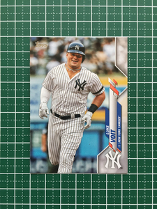 ★TOPPS MLB 2020 SERIES 1 #335 LUKE VOIT［NEW YORK YANKEES］ベースカード 20★