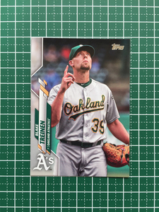 ★TOPPS MLB 2020 SERIES 1 #92 BLAKE TREINEN［OAKLAND ATHLETICS］ベースカード 20★