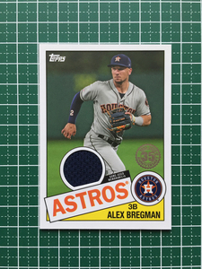 ★TOPPS MLB 2020 SERIES 1 #85R-AB ALEX BREGMAN［HOUSTON ASTROS］メモラビリアカード「1985 TOPPS BASEBALL RELICS」ジャージー★