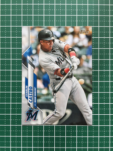 ★TOPPS MLB 2020 SERIES 1 #29 STARLIN CASTRO［MIAMI MARLINS］ベースカード 20★