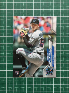 ★TOPPS MLB 2020 SERIES 1 #249 JORDAN YAMAMOTO［MIAMI MARLINS］ベースカード ルーキー RC 20★