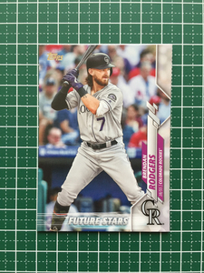 ★TOPPS MLB 2020 SERIES 2 #408 BRENDAN RODGERS［COLORADO ROCKIES］ベースカード FS 20★