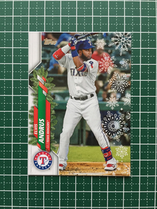 ★TOPPS MLB 2020 HOLIDAY #HW118 ELVIS ANDRUS［TEXAS RANGERS］ベースカード★