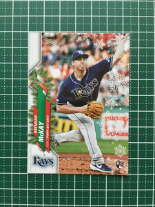 ★TOPPS MLB 2020 HOLIDAY #HW91 BRENDAN MCKAY［TAMPA BAY RAYS］ベースカード ルーキー RC★