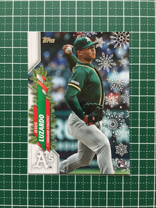 ★TOPPS MLB 2020 HOLIDAY #HW35 JESUS LUZARDO［OAKLAND ATHLETICS］ベースカード ルーキー RC★