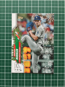 ★TOPPS MLB 2020 HOLIDAY #HW114 WALKER BUEHLER［LOS ANGELES DODGERS］ベースカード★