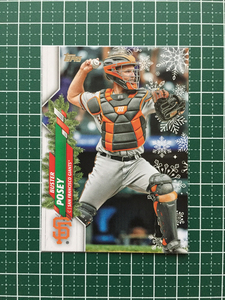 ★TOPPS MLB 2020 HOLIDAY #HW137 BUSTER POSEY［SAN FRANCISCO GIANTS］ベースカード★