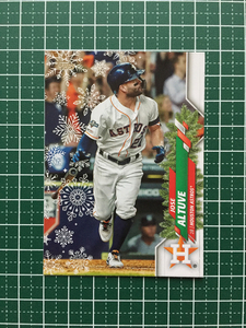 ★TOPPS MLB 2020 HOLIDAY #HW138 JOSE ALTUVE［HOUSTON ASTROS］ベースカード★