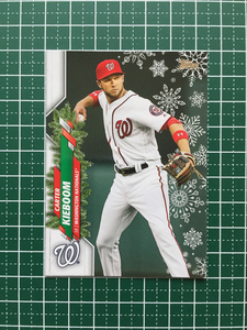 ★TOPPS MLB 2020 HOLIDAY #HW17 CARTER KIEBOOM［WASHINGTON NATIONALS］ベースカード★