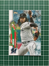 ★TOPPS MLB 2020 HOLIDAY #HW85 JOSE URENA［MIAMI MARLINS］ベースカード★_画像1