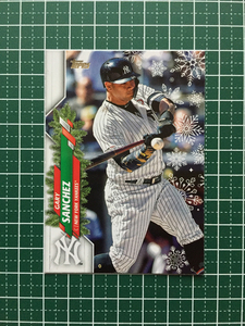 ★TOPPS MLB 2020 HOLIDAY #HW139 GARY SANCHEZ［NEW YORK YANKEES］ベースカード★