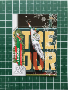 ★TOPPS MLB 2020 HOLIDAY #HW52 RAMON LAUREANO［OAKLAND ATHLETICS］ベースカード★