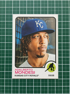 ★TOPPS MLB 2022 HERITAGE #5 ADALBERTO MONDESI［KANSAS CITY ROYALS］ベースカード「BASE」★