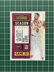 ★PANINI 2020-21 NBA CONTENDERS #1 KEVIN LOVE［CLEVELAND CAVALIERS］ベースカード「SEASON TICKET」★