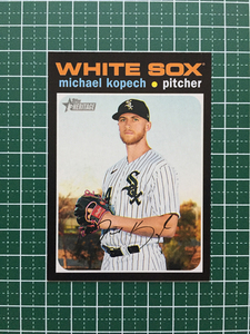 ★TOPPS MLB 2020 HERITAGE HIGH NUMBER #567 MICHAEL KOPECH［CHICAGO WHITE SOX］ベースカード 20★