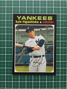 ★TOPPS MLB 2020 HERITAGE HIGH NUMBER #594 KYLE HIGASHIOKA［NEW YORK YANKEES］ベースカード 20★