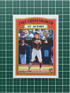 ★TOPPS MLB 2021 HERITAGE #20 JAKE CRONENWORTH［SAN DIEGO PADRES］ベースカード「IA」ルーキー RC★