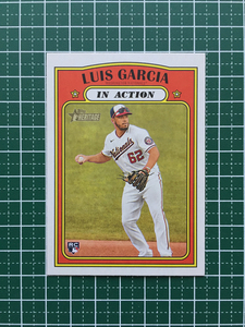 ★TOPPS MLB 2021 HERITAGE #110 LUIS GARCIA［WASHINGTON NATIONALS］ベースカード「IA」ルーキー RC★