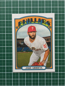 ★TOPPS MLB 2021 HERITAGE #442 JAKE ARRIETA［PHILADELPHIA PHILLIES］ベースカード「HIGH NUMBERED SHORT PRINT」SP★