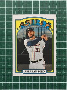 ★TOPPS MLB 2021 HERITAGE #349 ABRAHAM TORO［HOUSTON ASTROS］ベースカード★