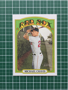 ★TOPPS MLB 2021 HERITAGE #227 MICHAEL CHAVIS［BOSTON RED SOX］ベースカード★