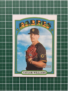 ★TOPPS MLB 2021 HERITAGE #369 TAYLOR WILLIAMS［SAN DIEGO PADRES］ベースカード★