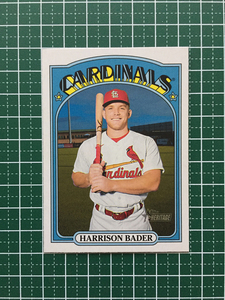 ★TOPPS MLB 2021 HERITAGE #408 HARRISON BADER［ST. LOUIS CARDINALS］ベースカード「HIGH NUMBERED SHORT PRINT」SP★