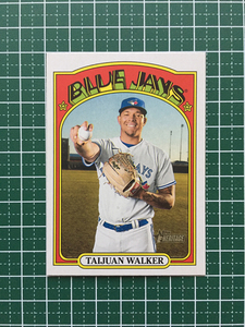 ★TOPPS MLB 2021 HERITAGE #407 TAIJUAN WALKER［TORONTO BLUE JAYS］ベースカード「HIGH NUMBERED SHORT PRINT」SP★