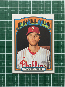 ★TOPPS MLB 2021 HERITAGE #355 ZACK WHEELER［PHILADELPHIA PHILLIES］ベースカード★