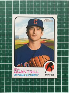 ★TOPPS MLB 2022 HERITAGE #51 CAL QUANTRILL［CLEVELAND GUARDIANS］ベースカード「BASE」★