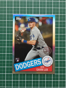 ★TOPPS CHROME MLB 2020 #85TC-5 GAVIN LUX［LOS ANGELES DODGERS］インサートカード「1985 TOPPS BASEBALL」ルーキー RC★