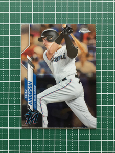 ★TOPPS CHROME MLB 2020 #146 BRIAN ANDERSON［MIAMI MARLINS］ベースカード 20★