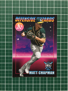 ★TOPPS MLB 2021 BIG LEAGUE #DW-3 MATT CHAPMAN［OAKLAND ATHLETICS］インサートカード「DEFENSIVE WIZARDS」★