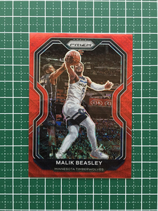 ★PANINI 2020-21 NBA PRIZM #102 MALIK BEASLEY［MINNESOTA TIMBERWOLVES］ベースカード「BASE」RUBY WAVE パラレル版★