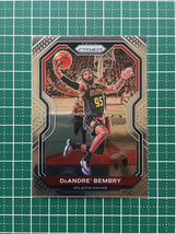 ★PANINI 2020-21 NBA PRIZM #11 DEANDRE' BEMBRY［ATLANTA HAWKS］ベースカード「BASE」★_画像1