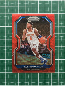 ★PANINI 2020-21 NBA PRIZM #25 ELFRID PAYTON［NEW YORK KNICKS］ベースカード「BASE」RUBY WAVE パラレル版★