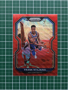 ★PANINI 2020-21 NBA PRIZM #113 FRANK NTILIKINA［NEW YORK KNICKS］ベースカード「BASE」RUBY WAVE パラレル版★