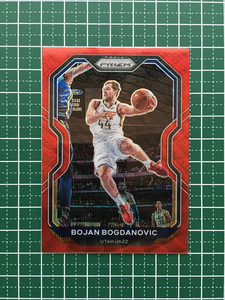 ★PANINI 2020-21 NBA PRIZM #72 BOJAN BOGDANOVIC［UTAH JAZZ］ベースカード「BASE」RUBY WAVE パラレル版★