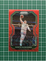 ★PANINI 2020-21 NBA PRIZM #50 DONTE DIVINCENZO［MILWAUKEE BUCKS］ベースカード「BASE」RUBY WAVE パラレル版★_画像1