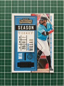 ★PANINI MLB 2020 CONTENDERS #21 JONATHAN VILLAR［MIAMI MARLINS］ベースカード「SEASON TICKET」★