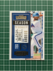 ★PANINI MLB 2020 CONTENDERS #4 ELVIS ANDRUS［TEXAS RANGERS］ベースカード「SEASON TICKET」★