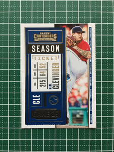 ★PANINI MLB 2020 CONTENDERS #23 MIKE CLEVINGER［CLEVELAND INDIANS］ベースカード「SEASON TICKET」★