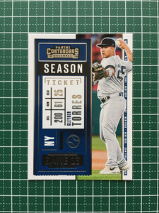 ★PANINI MLB 2020 CONTENDERS #17 GLEYBER TORRES［NEW YORK YANKEES］ベースカード「SEASON TICKET」★