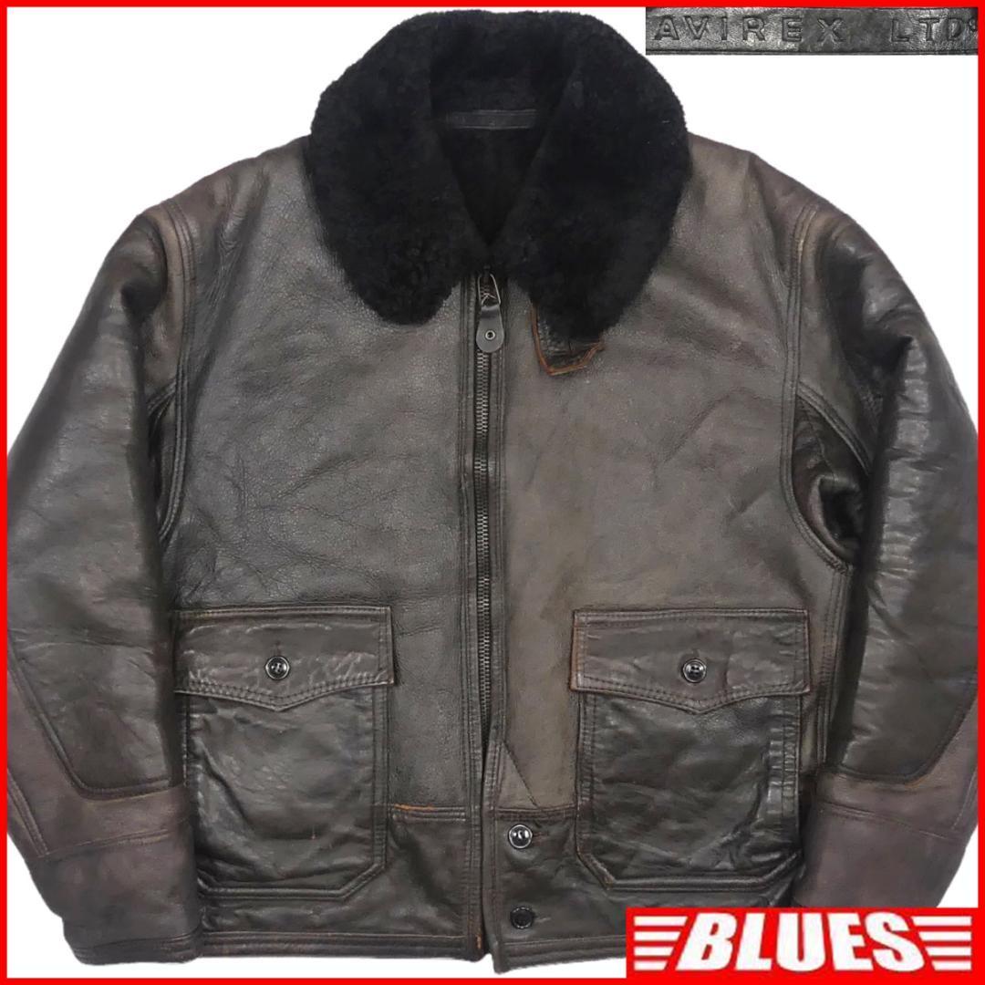 AVIREX アビレックス B-3 ムートンレザーフライトジャケット 33H5595