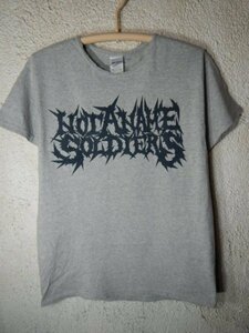 ｎ7373　NOT A NAME SOLDIERS　半袖　バンド　tシャツ　岡崎　ハードコア　スラッシュ　ロック　人気　送料格安