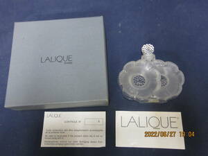 【H236】 LALIQUE ラリック パフュームボトル 香水瓶 ルネ・ラリック ドゥ・フルール ふたつの花