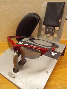 【美品♪メタリックレッド♪】旧モデル/ハーフジャケット1.0/オークリー/oakley/half jacket/検サングラス 釣り ランニング 自転車