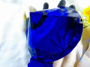 ★超綺麗Ｋ9藍ダイヤモンド水晶★超巨大1.542ｋｇ